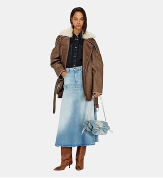 Manteau aviateur-biker croisé Diesel
