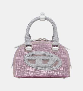 1DR Dome - Petit sac bandoulière en Lurex cristal - Diesel - Rose
