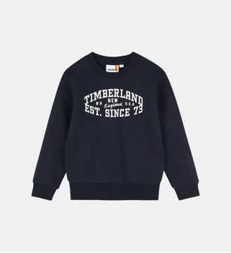 Sweat à manches longues - Timberland - Bleu cargo