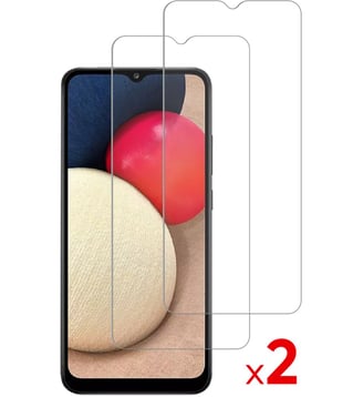 Protège écran Samsung A03s Verre trempé x2 - Essentiel B - Standard