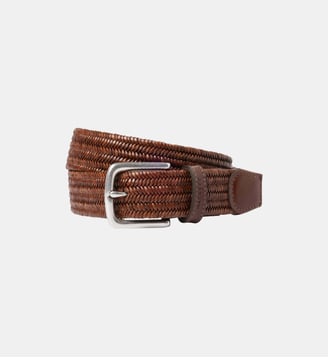 Ceinture En Cuir Tressé Hackett London