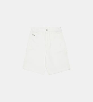 Short en denim blanc avec logo - D-Bart - Diesel Kids - Blanc cassé