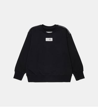 Sweat-shirt col rond avec logo - MM6 Maison Margiela - Noir