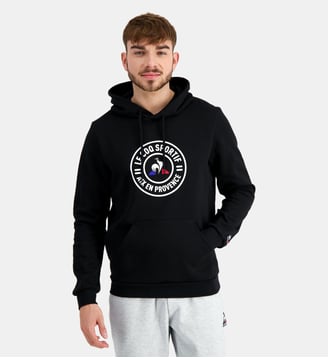 Sweat à capuche Unisexe City - Le Coq Sportif - Noir