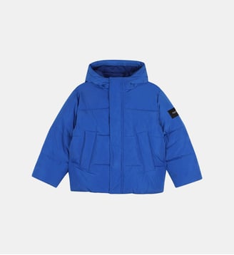 Doudoune à capuche - Marc Jacobs Kids - Bleu vif