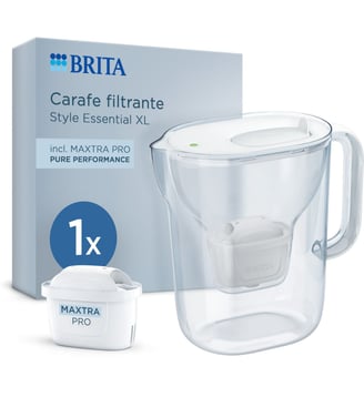 Carafe filtrante Essential XL blanc + 1 cartouche Maxtra Pro - Brita - Blanc