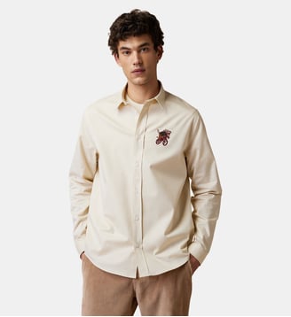 Chemise en tissu sergé Faguo