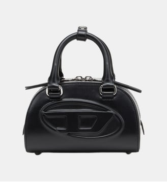 1DR Dome-Petit sac bowling en cuir - Diesel - Noir