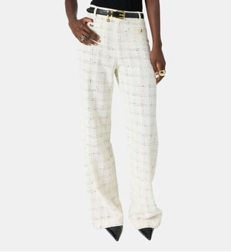 Pantalon large en tweed - ARIELA - Gerard Darel - Écru