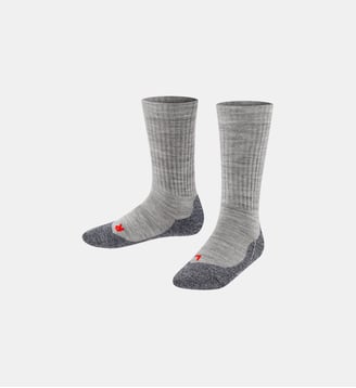 Chaussettes Active Warm Laine - Falke - Gris moyen chiné