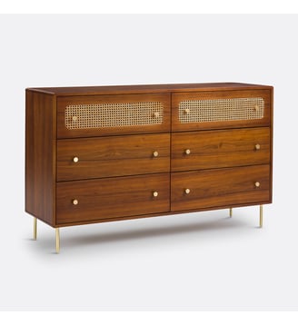 Commode 6 tiroirs - La Redoute Interieurs - Bois foncé