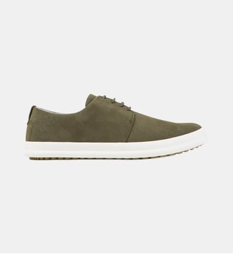 Baskets Chasis cuir - Camper - Vert moyen