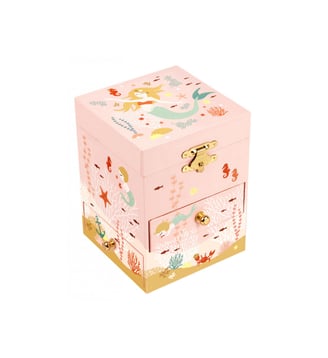 Boîte à bijoux musicale - Trousselier - Rose
