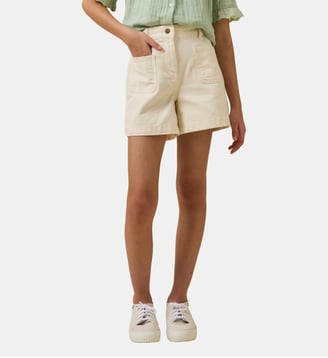 Short  denim couleur - Cyrillus - Écru
