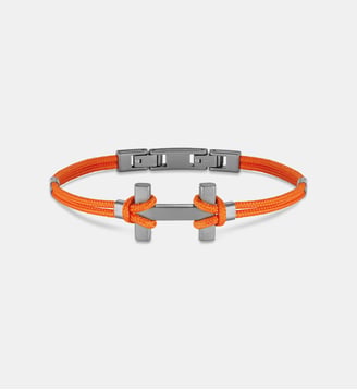 Bracelet cordon Amarrage Orange BH24TLMD-PAR - Herbelin - Orange et argenté