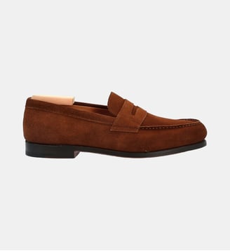 Mocassin oake - cuir velours - Bowen - Marron foncé