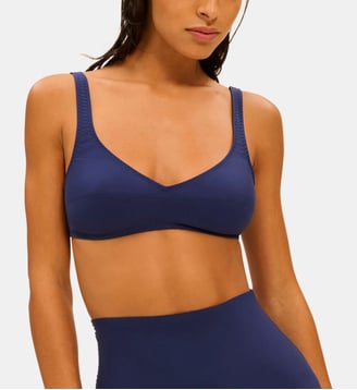 Haut de maillot de bain triangle sans armature - Midnight - Simone Pérèle - Bleu
