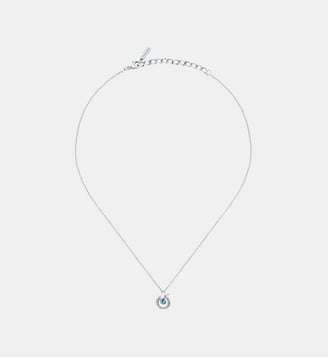 Collier T-LOGO - Trussardi - Argent et bleu