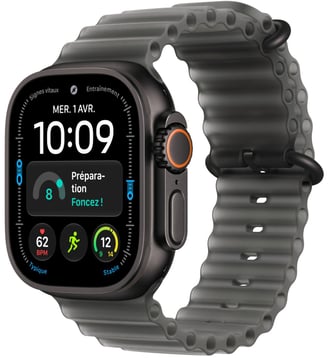 Montre connectée Ultra 4 49mm Tit Noir / Gris Ocean Cell Apple