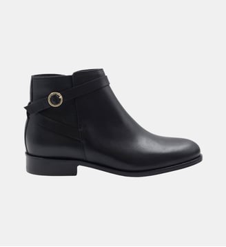Bottines cavalières plates - Jules & Jenn - Noir