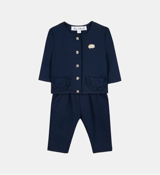 Ensemble Jogging -   festonné - Tartine Et Chocolat - Marine