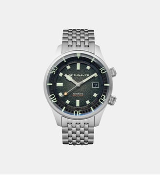 Montre automatique Bradner Vert ombré SP-5062-33 - Spinnaker - Argenté