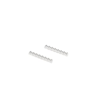 Ensemble de 2 porte-couteaux Palmettes en Métal Argenté - MALMAISON - Christofle - Argent