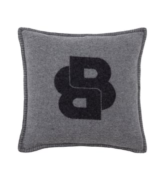Housse de coussin en laine - Boss Home - Graphit