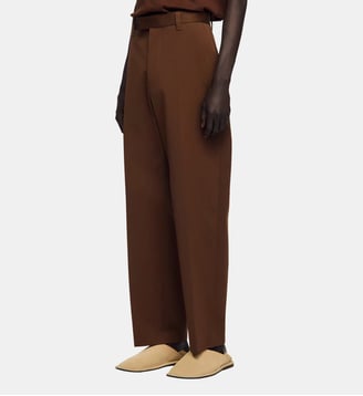 Pantalon large en coton - Sandro - Ginger bread