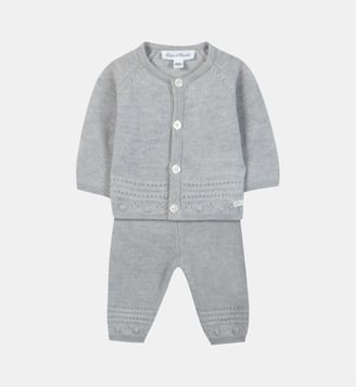 Ensemble long -   laine - Tartine Et Chocolat - Gris