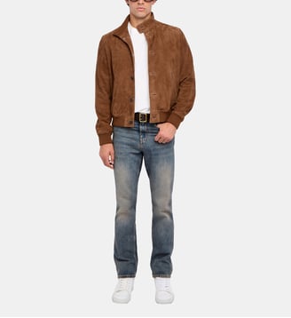 Blouson Lonni Cuir Suede - Zadig&Voltaire - Marron coconut