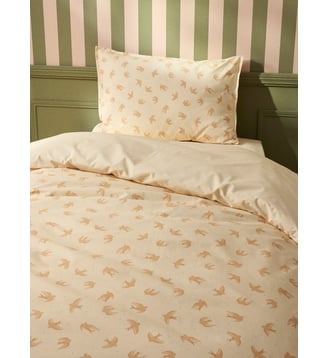 Housse de couette percale de coton "Anna" - Cyrillus - Nude