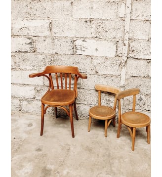 Chaise maître d'école Alma N°441- Produit chiné - Debongout - Bois