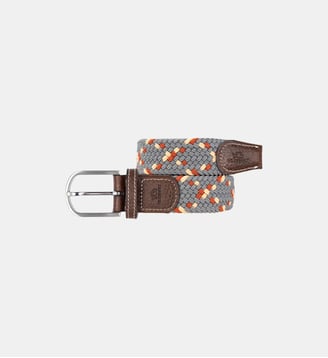Ceinture tressée élastique Atacama - Billybelt - Gris