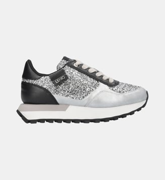 Sneakers glitter - Liu Jo - Argent