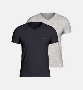 Pack 2 t-shirts unies en Coton - Eden Park - Bleu marine