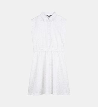 Robe imprimee - DKNY - Blanc
