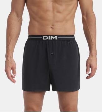 Caleçon matière fluide Icons - Dim - Noir foncé