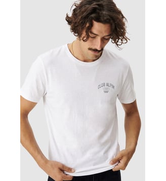 Tee-shirt visuel montagne ABSOLUTE DRY - Ikks - Blanc