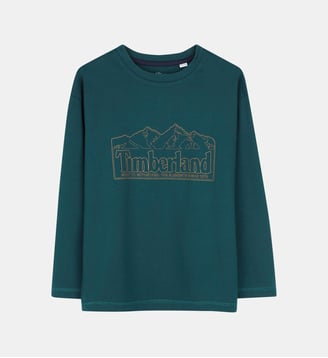 Tee-shirt manches longues - Timberland - Vert