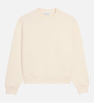 Sweatshirt Ami De Coeur Embossé unisexe en Coton - AMI Paris - Blanc crème