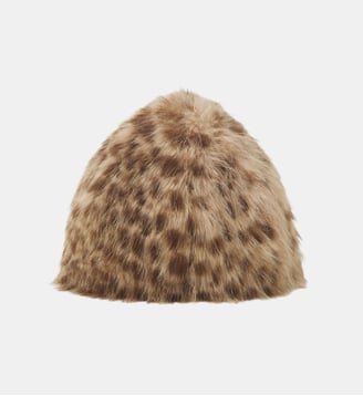 Chapeau En Fausse Fourrure - Lanvin - Multicolore