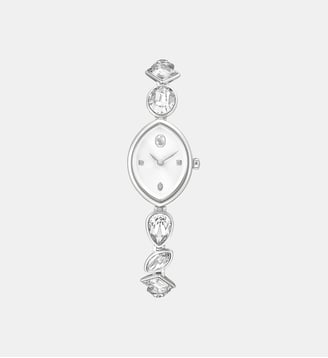 Montre Gema, Bracelet en cristal, Acier inoxydable - Swarovski - Silver tone stainless steel