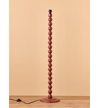 Pied de lampe en bois Bertille - Grand Modèle - Cyrillus - Bordeaux
