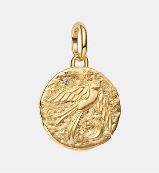 Charm Médaillon Hirondelle - Pandora - Doré