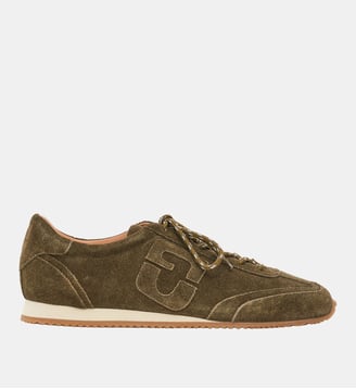 Sneakers en cuir velours - MADY - Gerard Darel - Kaki