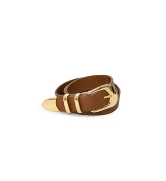 Ceinture uni ANAIS - La Petite Etoile - Camel