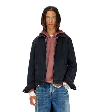 Veste en denim à rayures fines Diesel