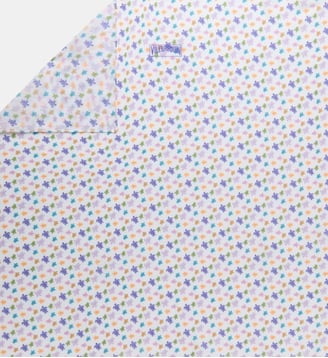 Foulard en voile de coton Micro Ronde des Tortues - Vilebrequin - Blanc