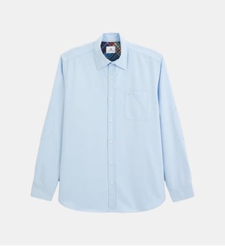 Chemise manches longues Oxford BLANCO BIARRITZ - Serge Blanco - Bleu ciel